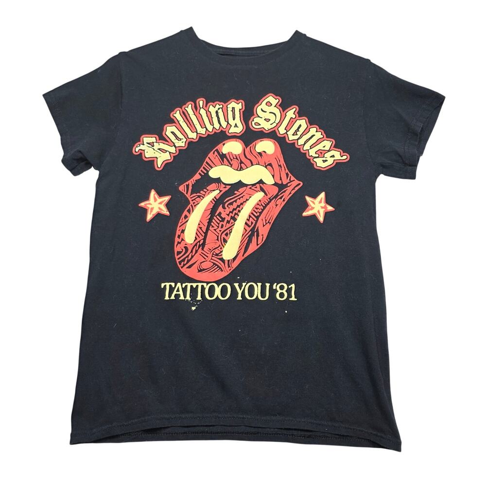 The Rolling Stones Black Short Sleeve Band Tshirt